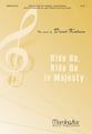 Ride on Ride on in Majesty SATB choral sheet music cover